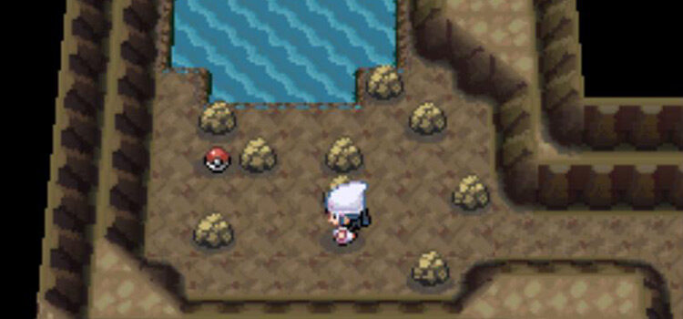 TM39 Rock Tomb in the Ravaged Path Cave (Pokémon Platinum)