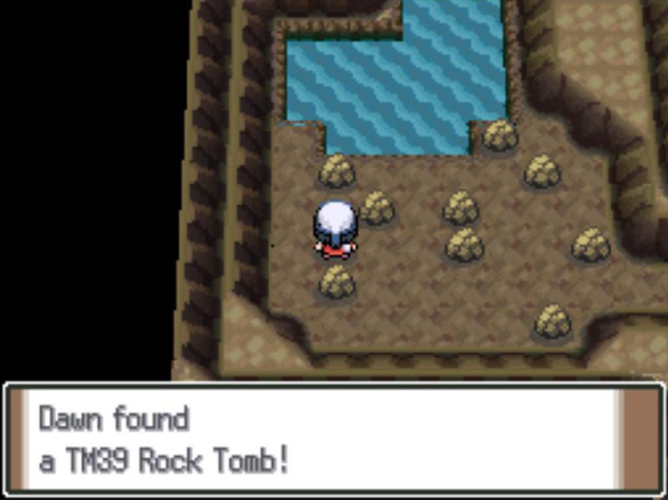 Obtaining TM39 Rock Tomb. / Pokémon Platinum