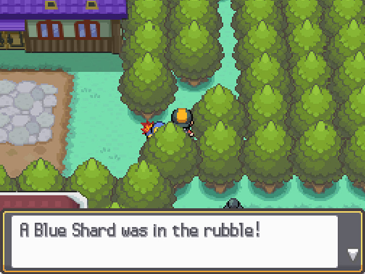 Obtaining a Blue Shard from using Rock Smash / Pokémon HGSS