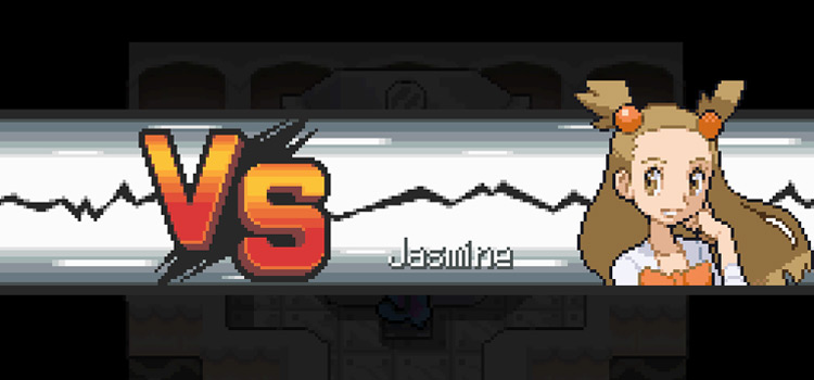 Jasmine's Battle Vignette in Pokémon HeartGold