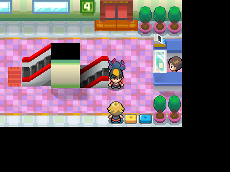 On the 4th Floor at Goldenrod Department Store / Pokémon HeartGold and SoulSilver
