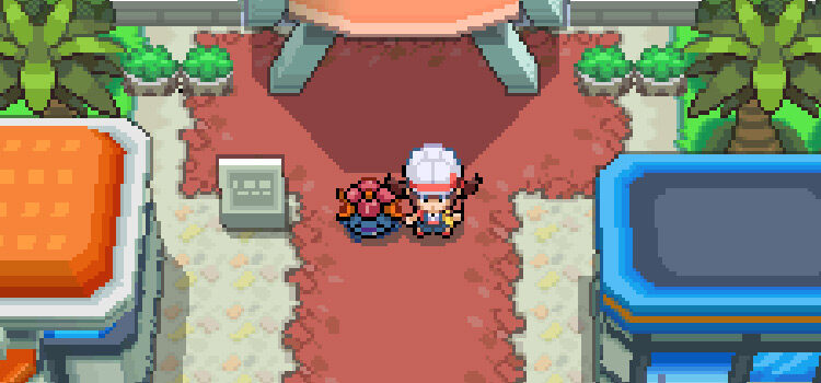 Battle Frontier Access Area with a Gloom (HeartGold)