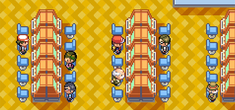 Playing slots at the Rocket Game Corner in FireRed
