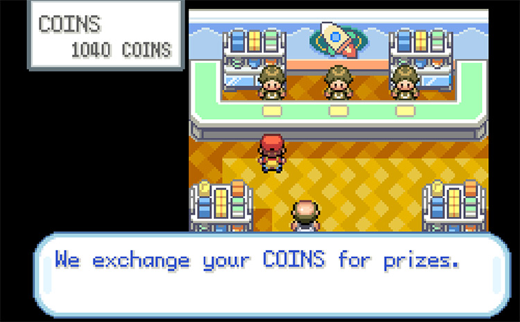 Exchanging Coins for Prizes in the Rocket Game Corner / Pokémon FireRed and LeafGreen