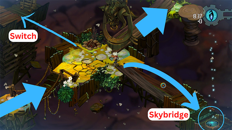Use the Skybridge to Reach the Switch / Bastion