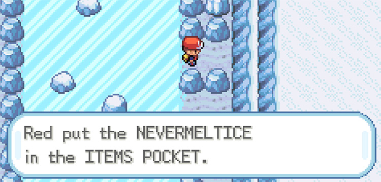 Finding the Never-Melt Ice in B1F of Icefall Cave / Pokémon FireRed and LeafGreen