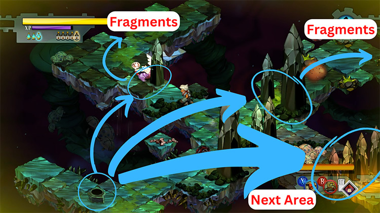 Get the Fragments Before Proceeding / Bastion