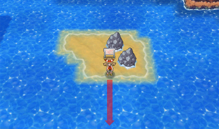 A small island on Route 126 / Pokémon Omega Ruby and Alpha Sapphire