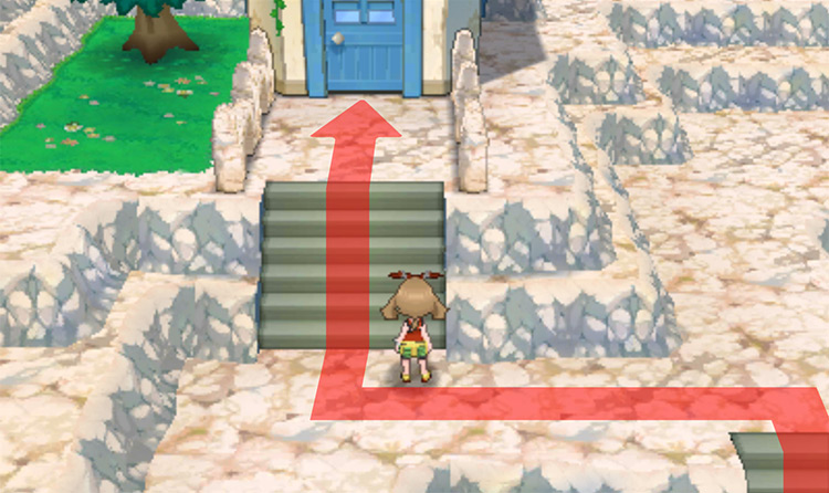 Outside the Black Belt’s house / Pokémon Omega Ruby and Alpha Sapphire