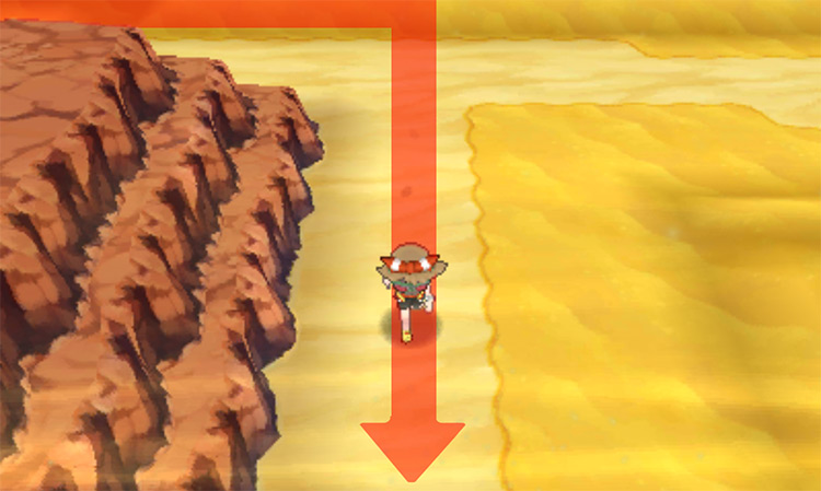 Exploring Route 111’s desert area / Pokémon Omega Ruby and Alpha Sapphire