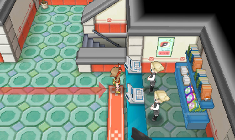 On the fourth floor of Lilycove Department Store / Pokémon Omega Ruby and Alpha Sapphire