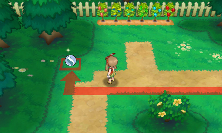 The location of the Abomasite / Pokémon Omega Ruby and Alpha Sapphire