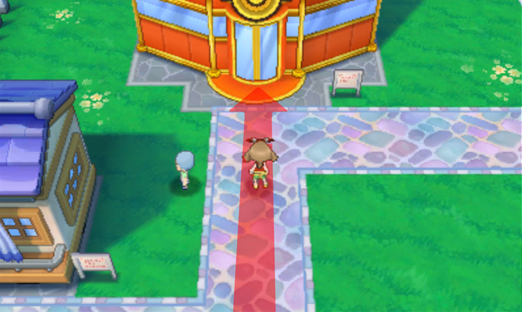 Outside the Slateport Contest Hall / Pokémon Omega Ruby and Alpha Sapphire