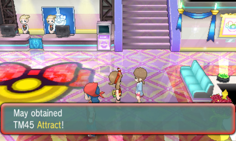 The location of TM45 Attract / Pokémon Omega Ruby and Alpha Sapphire