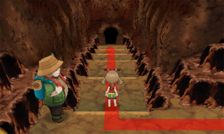 Entrance to the room where Steven is in / Pokémon Omega Ruby and Alpha Sapphire