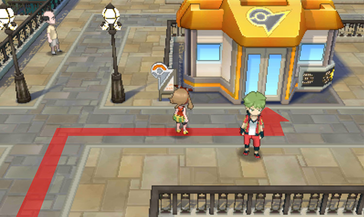 Outside the Rustboro City Gym / Pokémon Omega Ruby and Alpha Sapphire