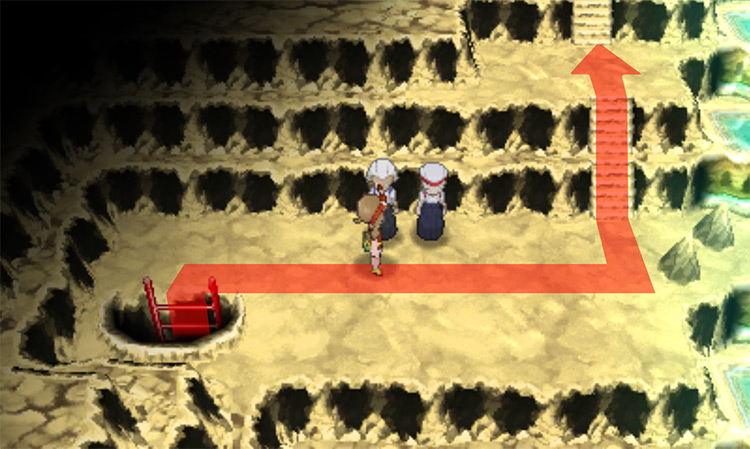 In front of the Old Couple / Pokémon Omega Ruby and Alpha Sapphire