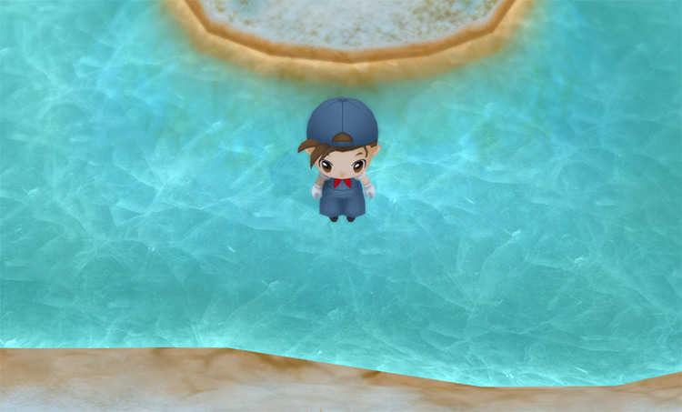 The farmer stands on Kappa’s lake in Winter / SoS: FoMT