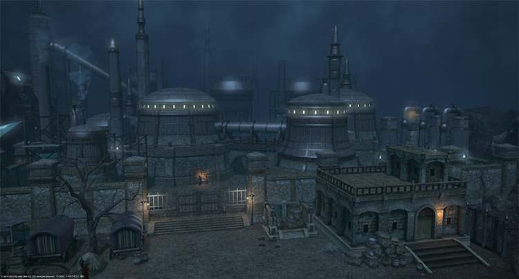 The Ceruleum Processing Plant in Northern Thanalan / Final Fantasy XIV