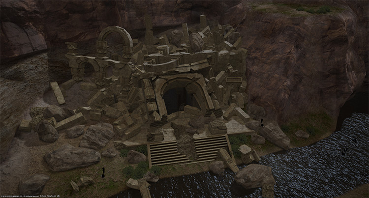 Sil'dih excavation site in Central Thanalan / Final Fantasy XIV