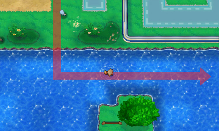 Surfing on Route 110 / Pokémon Omega Ruby and Alpha Sapphire
