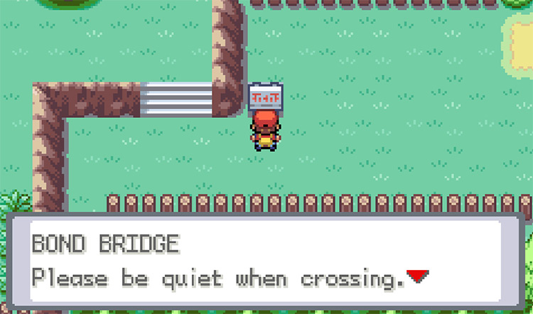 Walking to Bond Bridge on Three Island / Pokemon FRLG