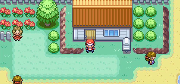 Outside Lady Selphys House on Resort Gorgeous (FireRed)