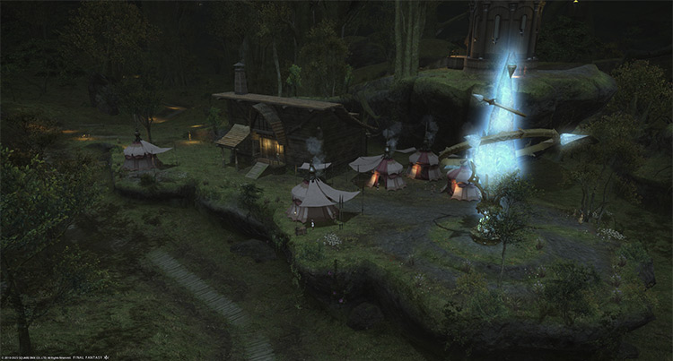 The Hawthorne Hut in East Shroud / Final Fantasy XIV