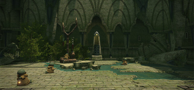 The Wanderers Palace Exterior in FFXIV