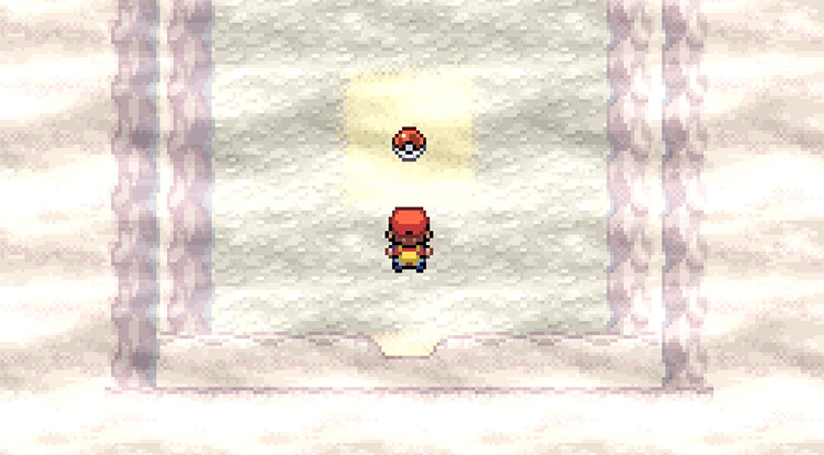 The Sea Incense location in the middle of Lost Cave / Pokemon FRLG