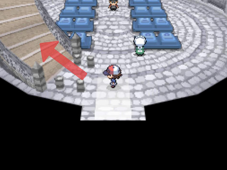 Take the staircase to the second floor / Pokémon BW