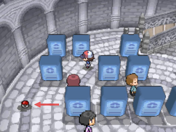 TM61 Will-O-Wisp is located in the Southwest corner of the floor / Pokémon BW