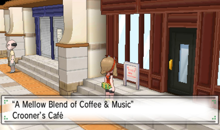 Outside Crooner’s Café / Pokémon Omega Ruby and Alpha Sapphire