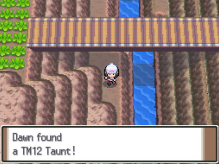 Obtaining TM12 Taunt. / Pokémon Platinum