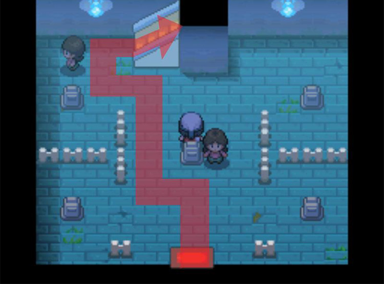 The Lost Tower, 1F. / Pokémon Platinum