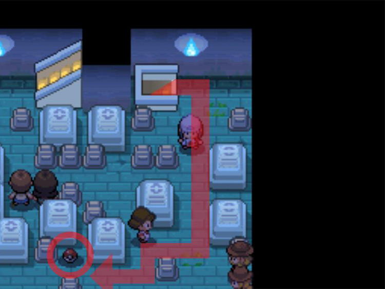 The Lost Tower, 4F TM26 Location / Pokémon Platinum