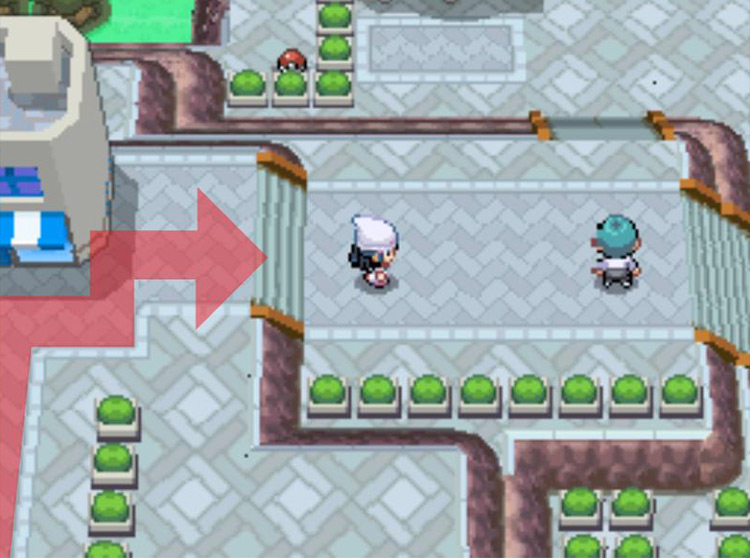 The Galactic Grunt in the Hotel Grand Lake complex. / Pokémon Platinum