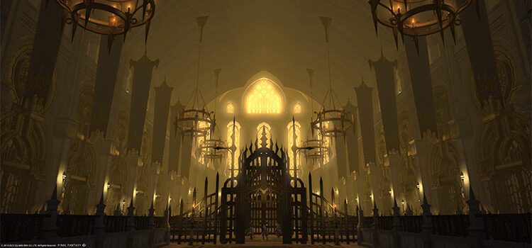 The Vault interior screenshot in FFXIV