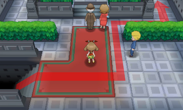 The fourth floor of Mt. Pyre / Pokémon Omega Ruby and Alpha Sapphire
