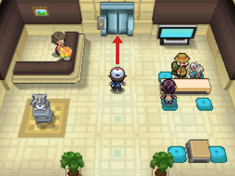 Take the elevator to the 11th floor / Pokémon Black/White