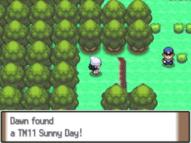 Acquiring TM11 Sunny Day / Pokémon Platinum