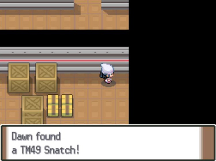 Obtaining TM49 Snatch / Pokémon Platinum