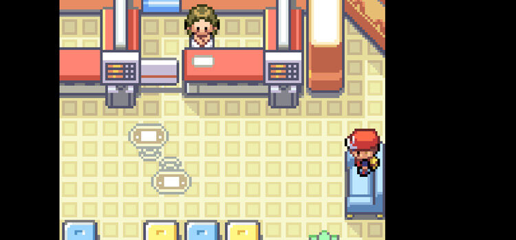 Sitting on the top floor of the Pokémon Center in FireRed