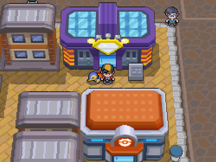 The Goldenrod Game Corner, directly above the Pokémon Center / Pokémon HG/SS