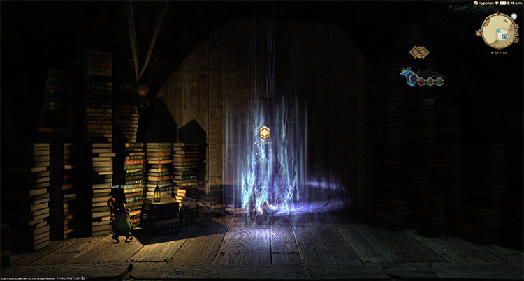 The Antitower’s entrance inside Matoya’s cave / Final Fantasy XIV