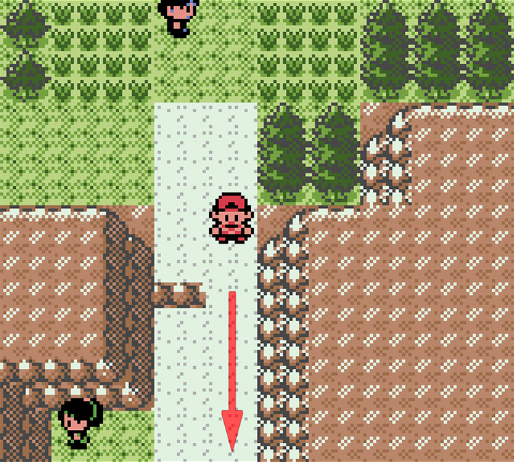 Traveling past the mountains / Pokémon Crystal