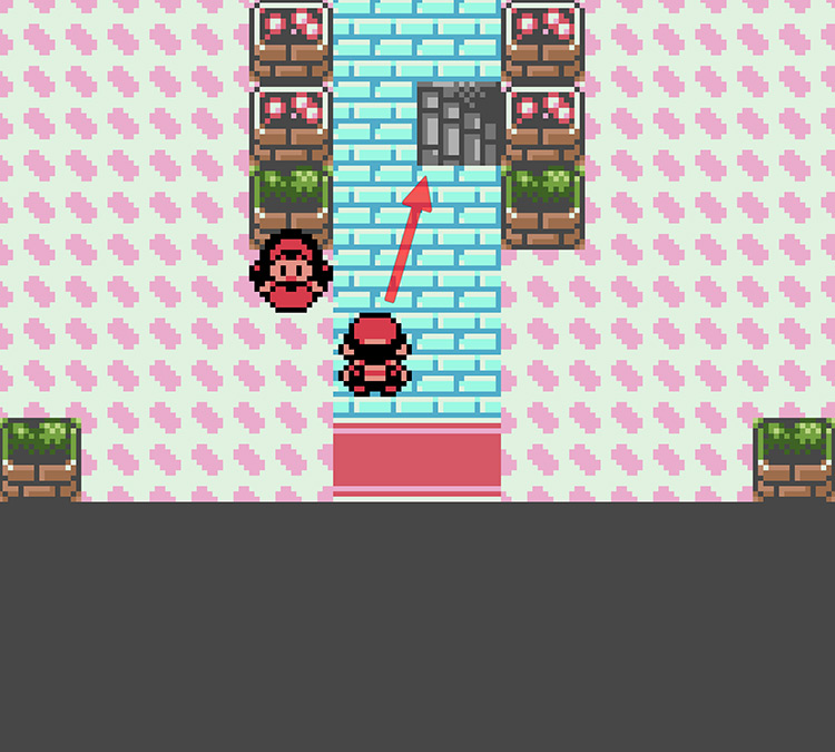 Reaching the stairs to the Underground Tunnel / Pokémon Crystal