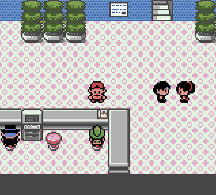 Talking to the lady with Radio Card / Pokémon Crystal