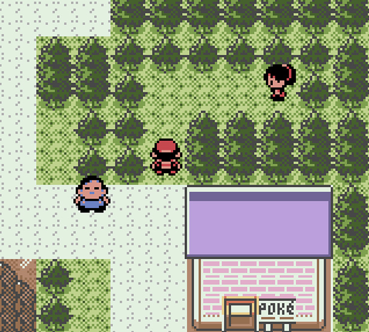 Frieda in the top-right / Pokémon Crystal
