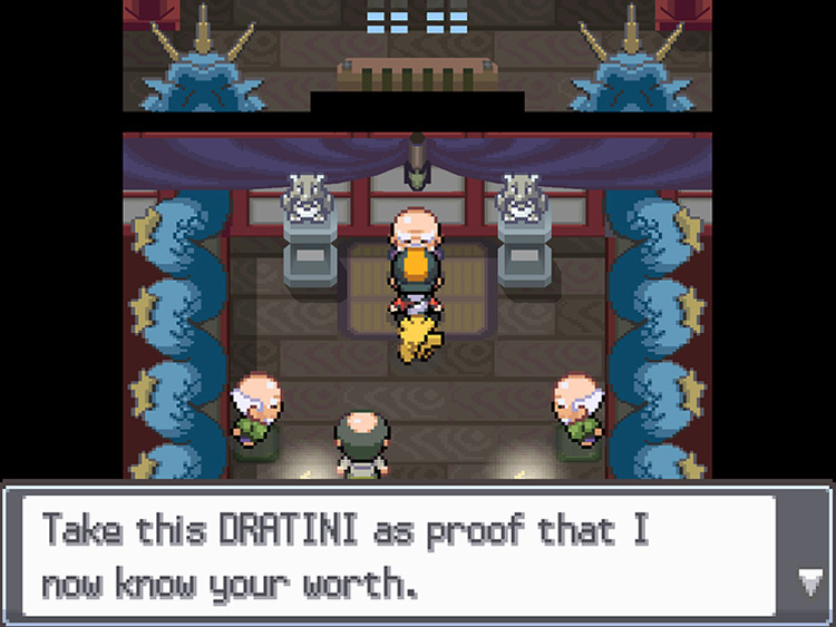 Receiving the Dratini from the Master / Pokémon HGSS